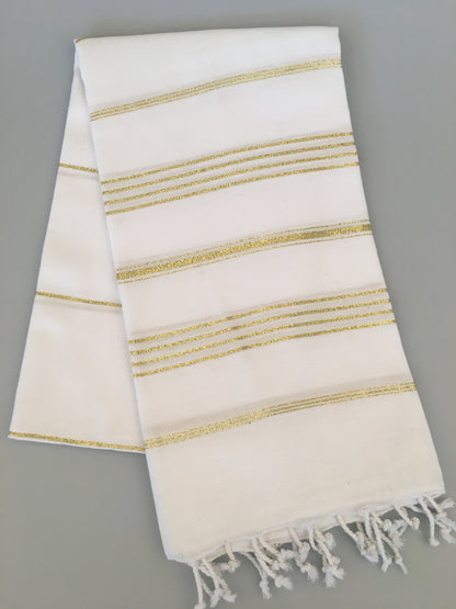 Serviette turque Aphrodisias Sultan Peshtemal (300g) Pré-lavée