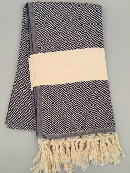 Serviette de plage turque Lycia Myra Peshtemal (430g)