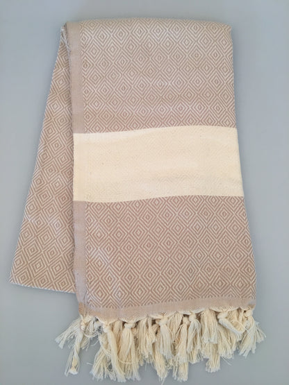 Serviette de plage turque Lycia Myra Peshtemal (430g)