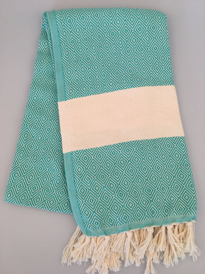 Serviette de plage turque Lycia Myra Peshtemal (430g)