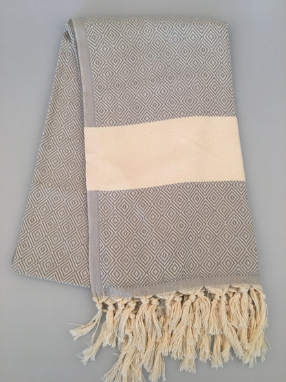 Serviette de plage turque Lycia Myra Peshtemal (430g)
