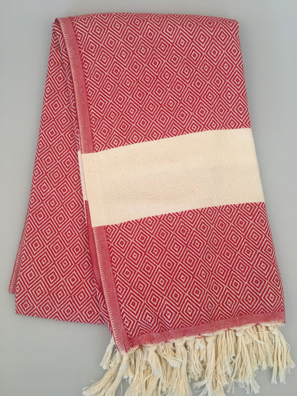 Serviette de plage turque Lycia Myra Peshtemal (430g)
