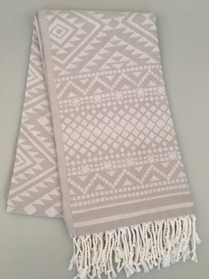 Serviette turque Apollonia Jacquard Peshtemal (300g / 400g)