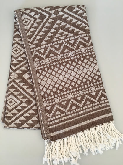 Serviette turque Apollonia Jacquard Peshtemal (300g / 400g)