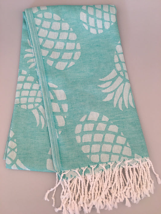 Serviette turque Side Pineapple Jacquard Peshtemal (300g / 400g)